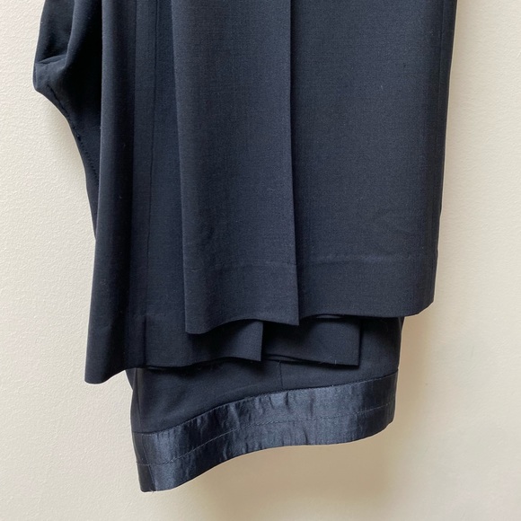 theory ~ black tuxedo pants in light wool - Picture 3 of 5